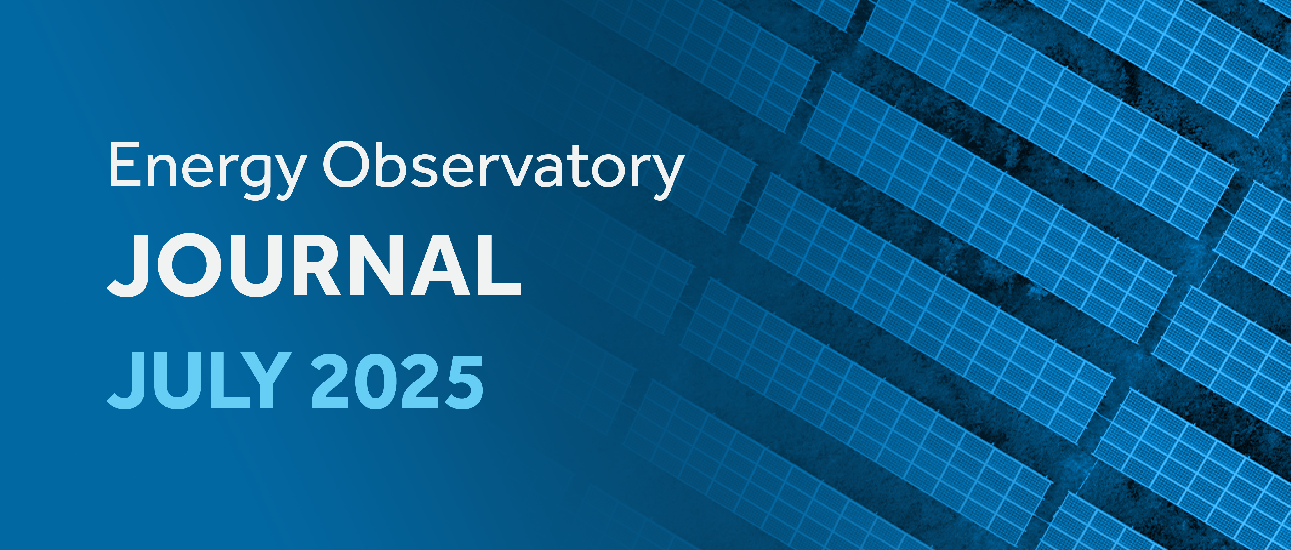 نشره مرصد الطاقة - شهر يوليو 2025